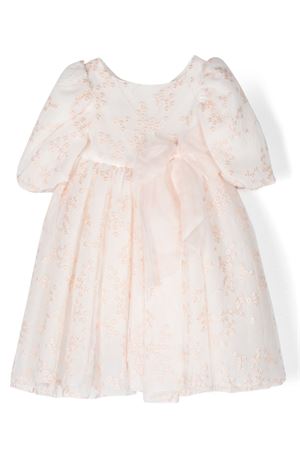 Abito in tulle bianco e rosa chiaro LA STUPENDERIA KIDS | CJAB74X63.